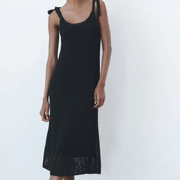 knit mini black dress Frankies Bikinis - Jade Long Sleeve Knit Mini Dress